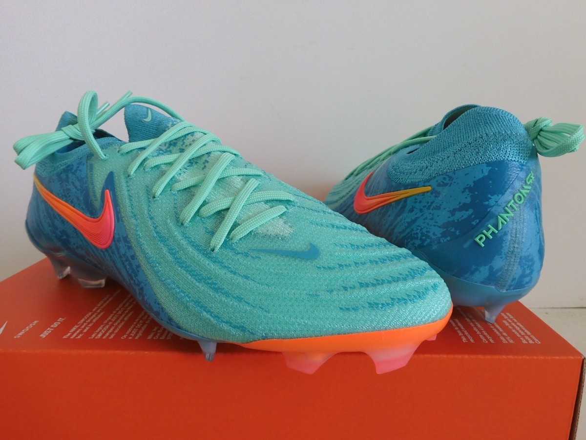 NIKE PHANTOM GX II 2 ELITE LV8 FG P GREEN GLOW-BLACK SZ 8.5