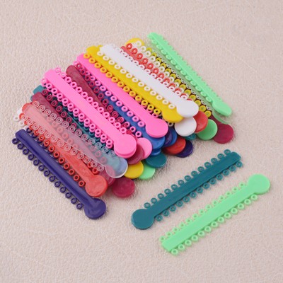 40stk Dental Orthodontic Ligature Ties Elastische Bands Ligature Tie tp