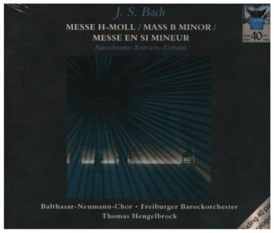 2xCD Bach Messe H-Moll / Mass B Minor (Anniversary Edition) NEW OVP Harmonia