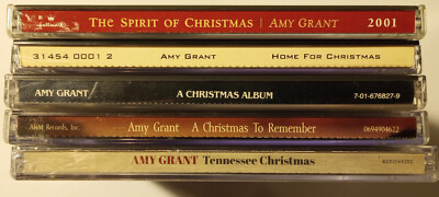 5 CD lot Amy Grant Home for Christmas Album to Remember The Spirit of Tennessee
