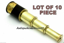 Marine Brass Telescope with Leather Grip Brass telescope Lot Of 10 Piece