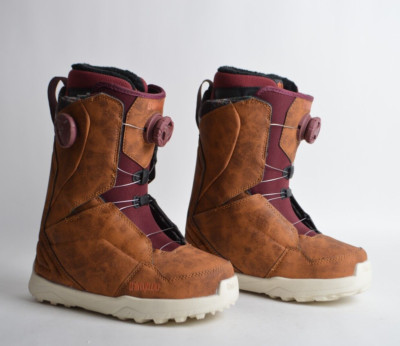 NWOB Womens Thirtytwo Lashed Double BOA Snowboard Boots $350 5.5 brown