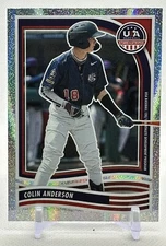 Colin Anderson 2024 Panini USA Baseball Stars & Stripes #181 Glitter Sparkle