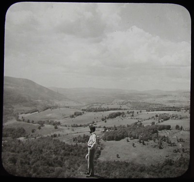 Magische Glaslaternenfolie THE HUDSON RIVER VALLEY NEW YORK NY UM 1910 FOTO USA