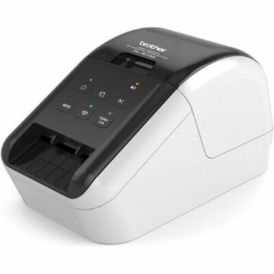 Brother Ql-810w Ultra-fast Label Printer With Wireless Networking - Black/White