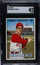 1967 Topps Rocky Colavito #580 SGC 4 - Cleveland Indians - SP