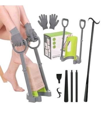 Compression Sock Aid Device - Sock Aids for Compression Stocking W/ Shoe Horn