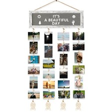 Picture Frames Collage Wall Decor Hanging Photo Display, Birthday Gifts for M...
