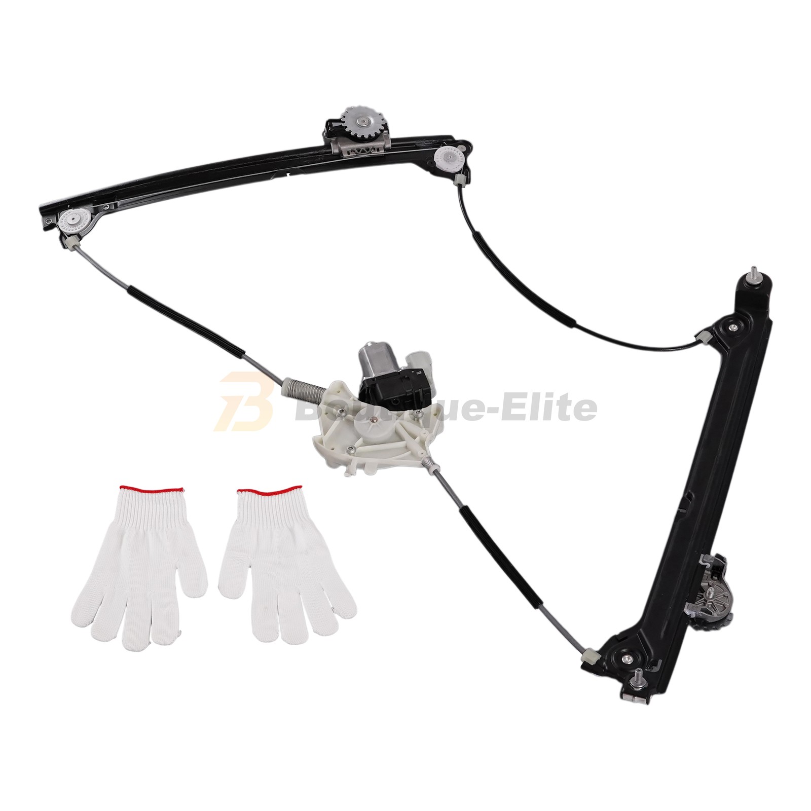 For 17-24 Maserati Levante M161 Front Left Driver Side Window Regulator W/Motor