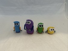 Fisher Price StoryBots Action Figures Netflix Series Set of 4 Toys Missing Red