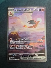 Pokemon Charizard ex 199/165 Special Illustration Rare SIR 151 Scarlet & Violet
