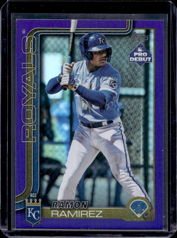 2025 Topps Pro Debut Ramon Ramirez Purple Foil #/299