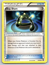 Exp. Share 87/99 Uncommon Next Destinies Pokemon Heavily Played