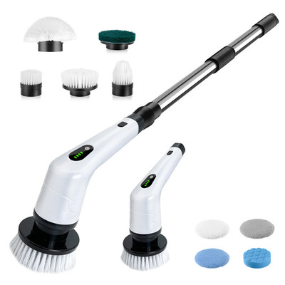 Electric Spin Scrubber, Cordless Cleaning Brush Spin Scrubber for Cleaning