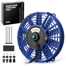 7" BLUE SLIM ELECTRIC REVERSIBLE RADIATOR COOL RACE FAN