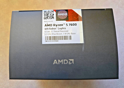 amd ryzen 5 7600 cpu socket AM5. not opened sealed box | eBay