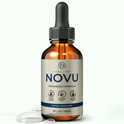 Novu Drops, Advanced Liquid Supplement for Health & Metabolism Support (30 serv)
