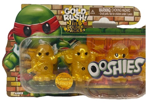 Teenage Mutant Ninja Turtles Ooshies Gold Rush Exclusive 5 Pack Rare Nickelodeon - 第 3/4 張圖片
