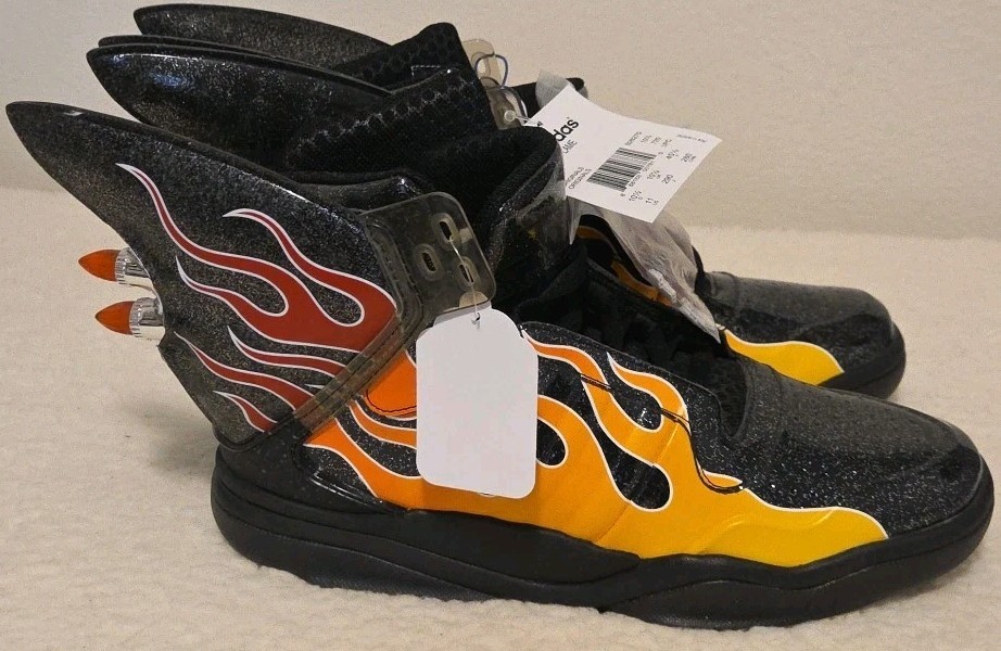 靴 adidas by JEREMY SCOTT JS Shark Flame Size 11 - Adidas Jeremy Scott Shark Flame for sale online | eBay