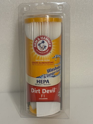 #ad Arm amp; Hammer Dirt Devil F1 Vacuum HEPA Filter 62647GQ Washablefree Shipping $11.99