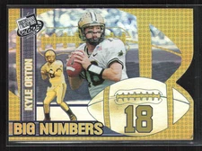 2005 Press Pass #BN 16 Kyle Orton Big Numbers