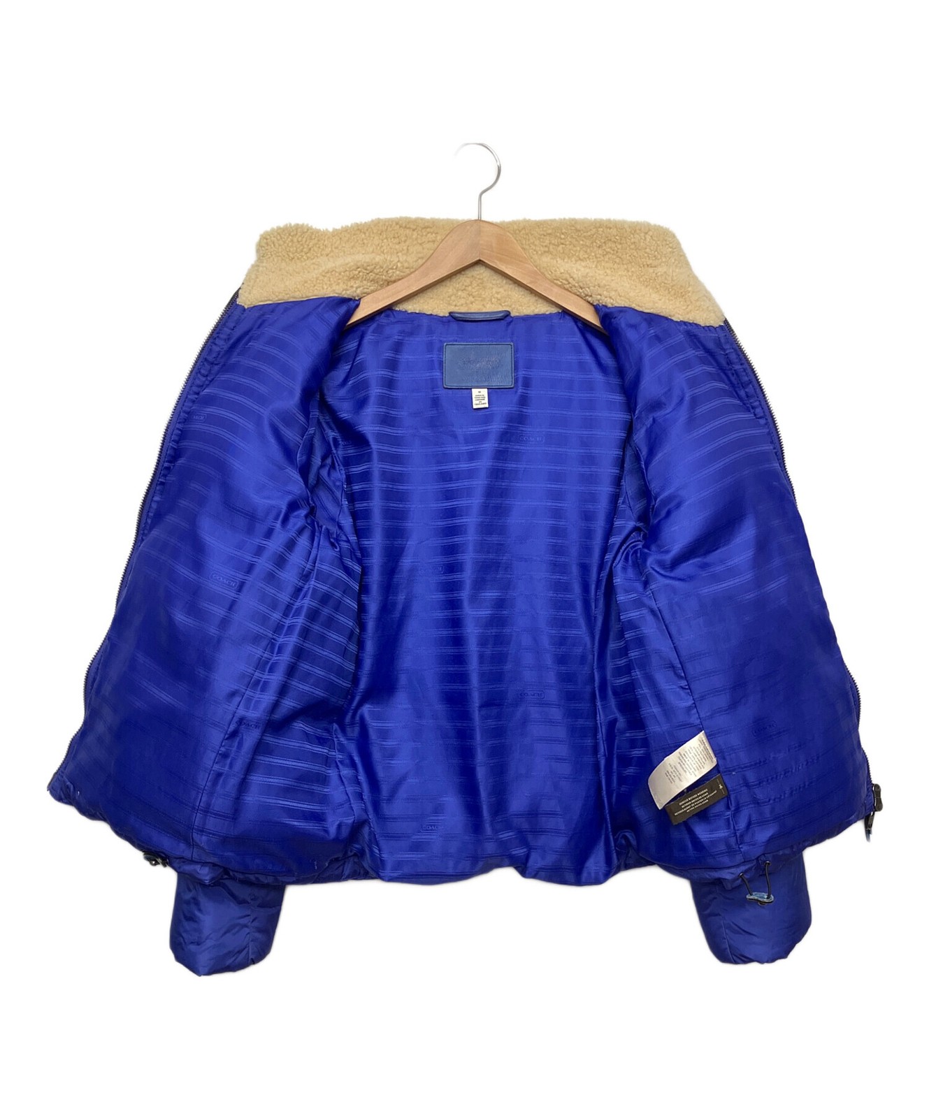 COACH Down Jacket/ Blue/ Size M - image 5