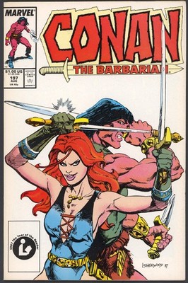 CONAN THE BARBARIAN #197 VF+ 1987