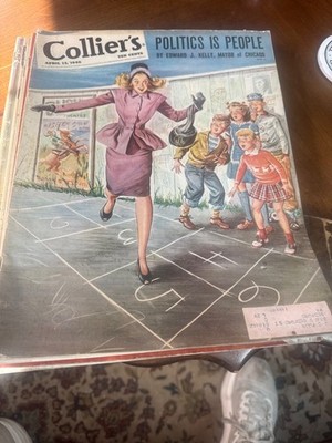 collier's magazine, April 13, 1946 politics is people excellent condition