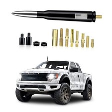 1 Pack Car Antenna Replacement, Aluminum Alloy Truck Antenna, Car Medium Silver