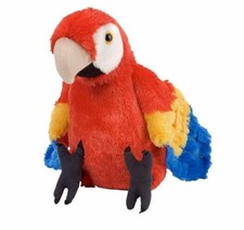 Guacamayo Escarlata Loro Rojo Peluche Suave 30cm Peluche Wild Republic NUEVO