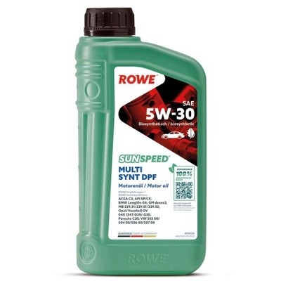 Motoröl Motorenöl SUNSPEED Multi Syn DPF 5W30 1 LIter 1L ROWE 4920125-0010-99