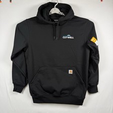 Carhartt Rain Defender Loose Fit Heavyweight Medium Black Hoodie New TS0615-M