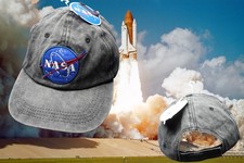 NASA Baseball Cap Adjustable Hat space center spaceships space shuttle rockets