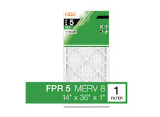 24 x 30 x 1 Standard Pleated Air Filter FPR 5 Air Filters Replacement 3-Pack