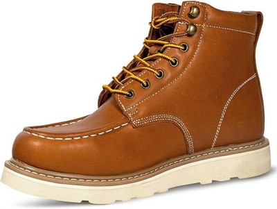 SHAMTCH | 6'' Moc Toe Work Boots | Men's Size 9 U.S. | NEW