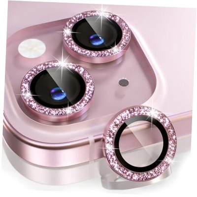 Choiche Compatible for iPhone 15 /iPhone 15 Plus Camera Lens Protector Bling, 