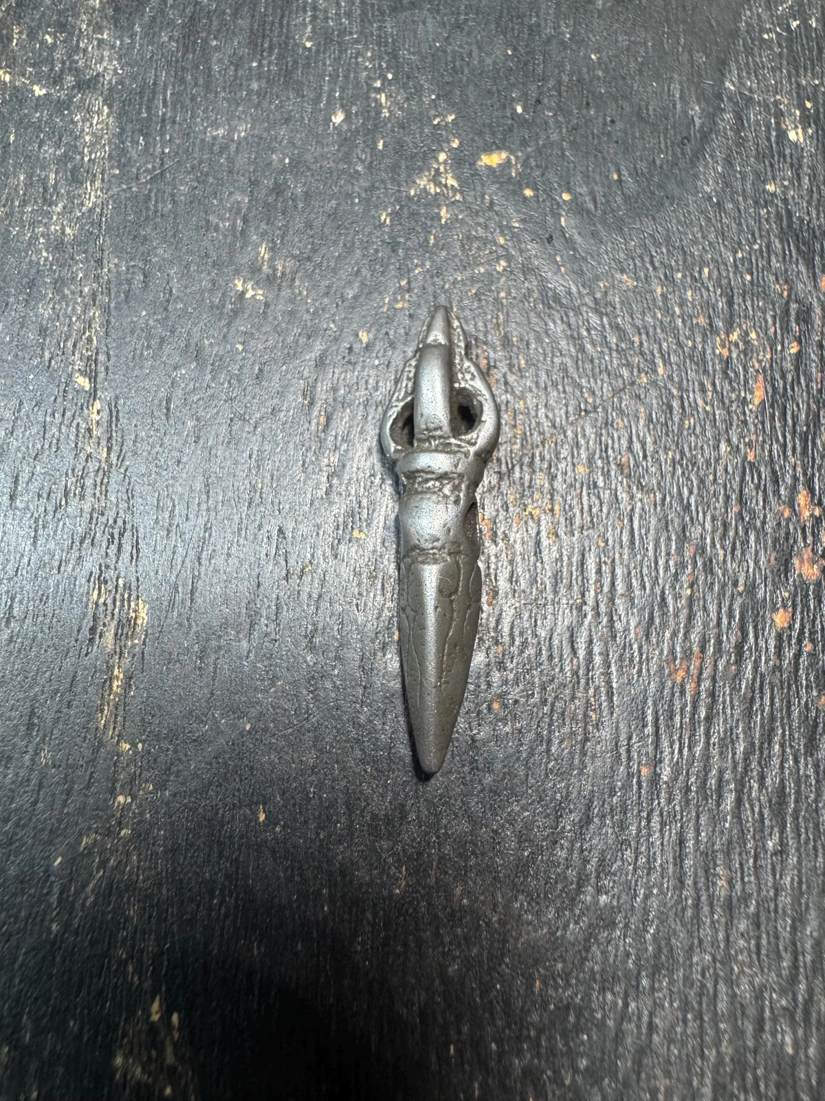 Tibetan Thokcha Iron Phurba Pendant – Antique Style Meteoritic Iron Ritual Dagg