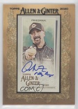 2020 Topps Allen & Ginter's Mini Non-Baseball Auto Rob Friedman #MA-PN Auto 3c6