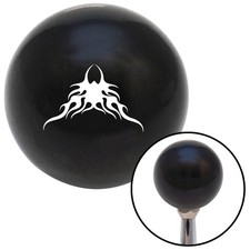 White Large Tribal Flames Black Shift Knob W M16x1.5 Insert Shifter Auto Brody White Large Tribal Flames Black Shift Knob W M16x1.5 Insert Shifter Auto Brody