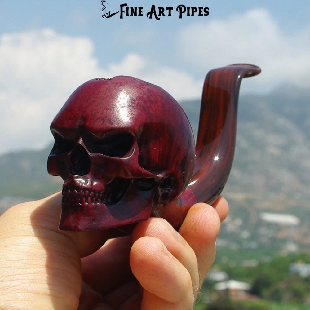 Skull Pipe In Collectible Estate Tobacco Pipes for sale