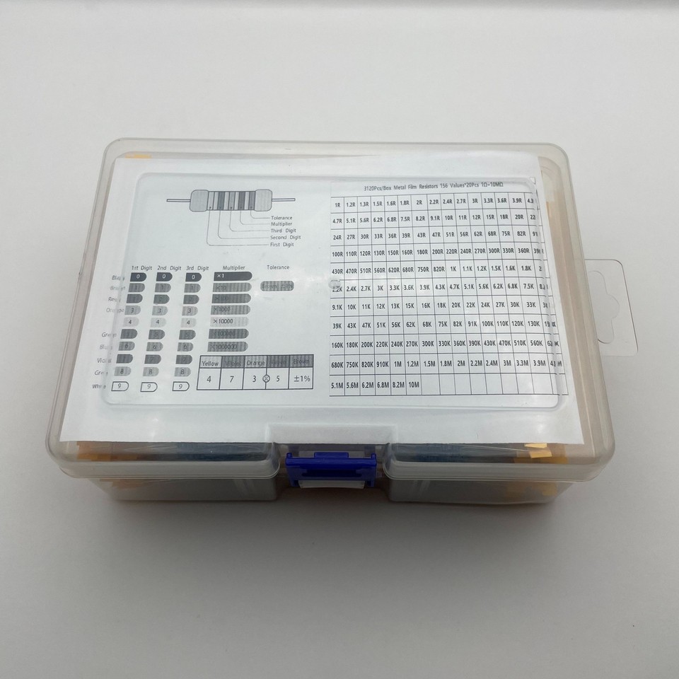 Molence 156 Values 3120pcs Resistor Kit 1 4w 5 Carbon | UAE