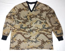 SLEEPING INDIAN DESIGNS TRU-CAMO HUNTING SHIRT, MEN'S 2XL, JACKSON HOLE, WY.