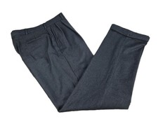 Pendleton Vintage Dress Pants Men's Sz 35"Wx34"L Wool Charcoal Gray Slacks USA