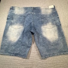Southpole Stretch Baggy Denim Jean Shorts Men's Size 52x14 Y2K Jorts Big  Tall
