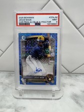 2025 Bowman Chrome Prospect Auto Jesus Made CPA-JM Blue XFractor /150 PSA 9