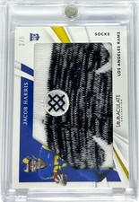 2021 Panini Immaculate #IRL-JH Jacob Harris Immaculate Rookie Socks 5/5