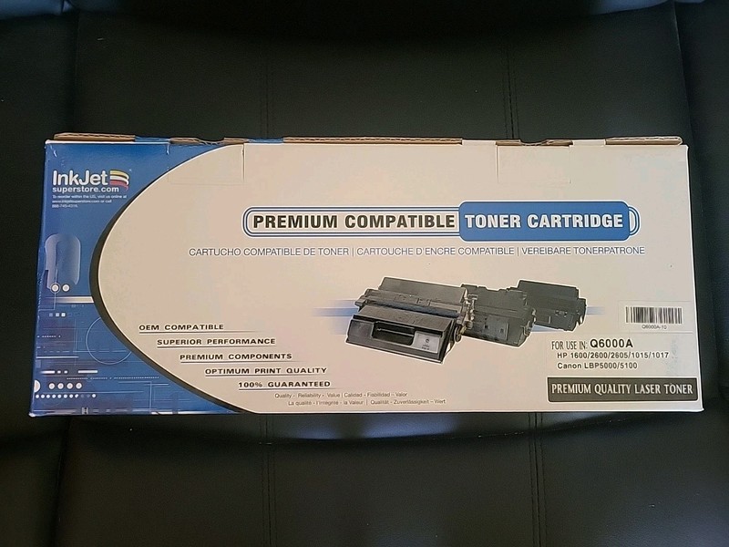InkJet Premium Compatible Toner Cartridge Q6000A HP 1600/2600/2605/1015/1017