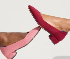 Rothy's The High Point Comfort Heels in Autumn Red 8.5 NEW SHOES FALL TREND