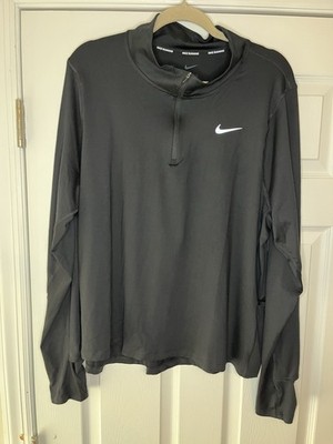 NWT Nike Running Element 1/4 Zip Pullover. Womens. 1X. Black.
