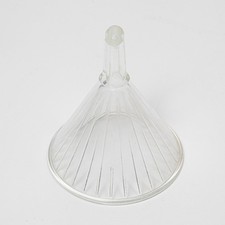 Vintage Glass Funnel Laboratory Kitchen Clear...
